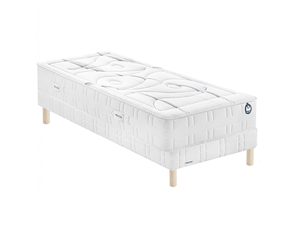 Ensemble Bultex matelas Lightness + sommier + pieds