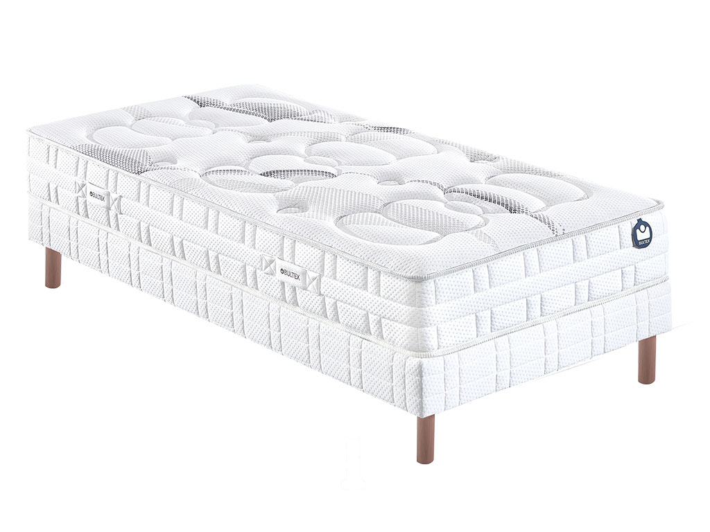 Ensemble Bultex matelas Neatness + sommier + pieds