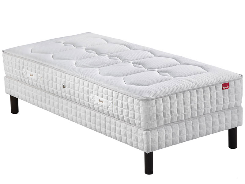 Ensemble Epeda matelas Orchidée + sommier + pieds