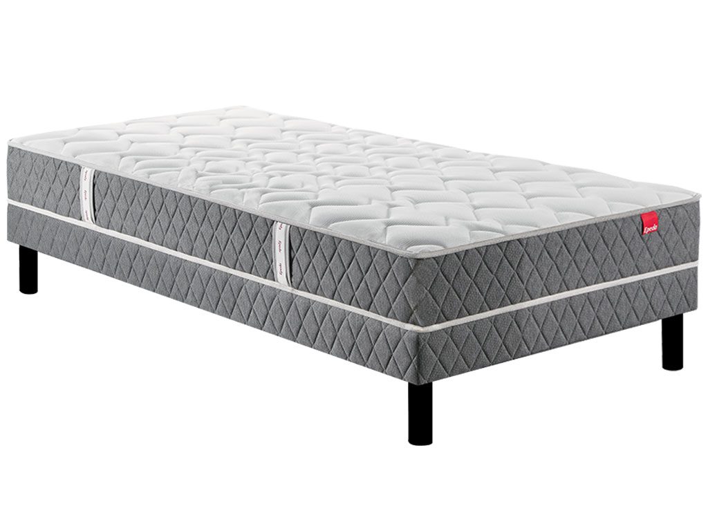 Ensemble Epeda matelas Tendance + sommier Dominance + pieds