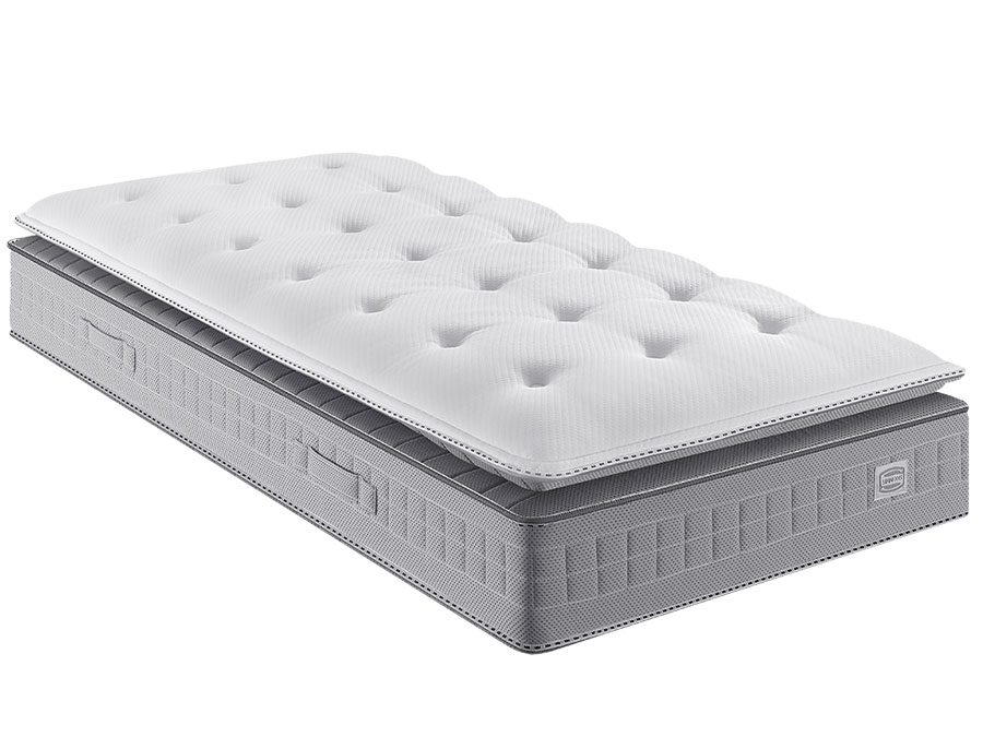 Sur-matelas bleu câlin