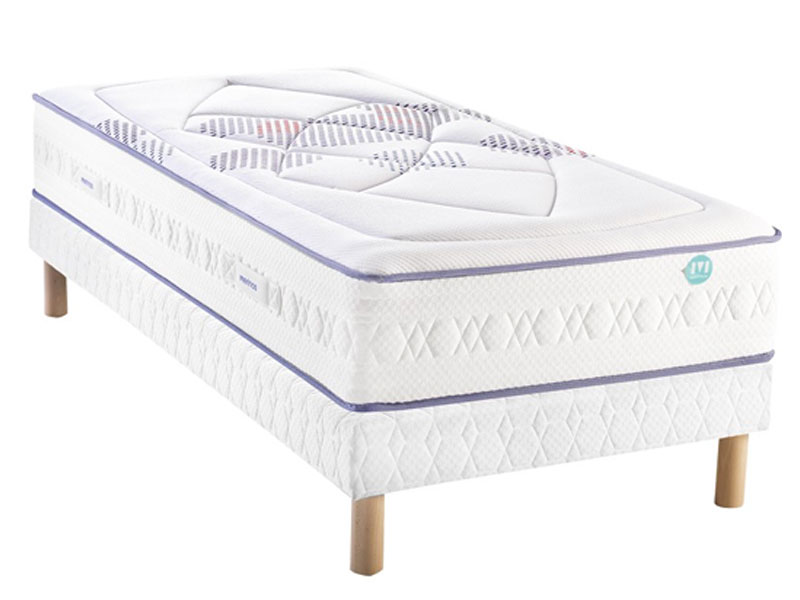 Ensemble Merinos matelas Cheer Fully + sommier + pieds