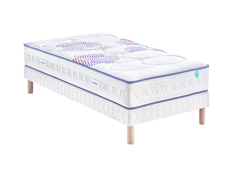 Ensemble Merinos matelas Chilly Wave + sommier + pieds