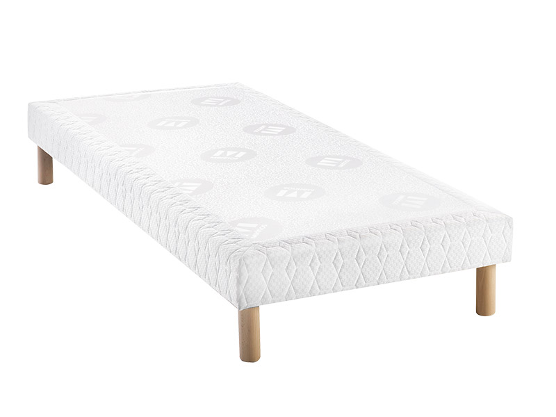 Sommier tapissier Merinos confort morphologique 3 zones + pieds