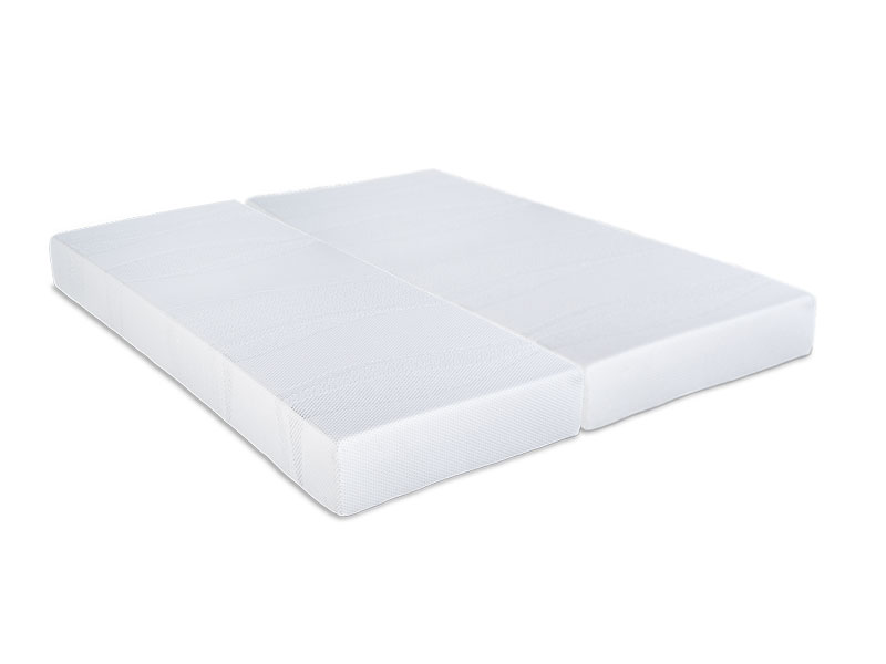 Matelas emotion ressorts ensaches + mousse memoire de forme relaxation 2x70x190