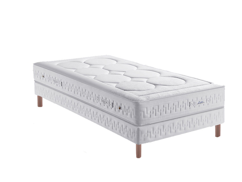 Ensemble Treca matelas Azalée + sommier + pieds