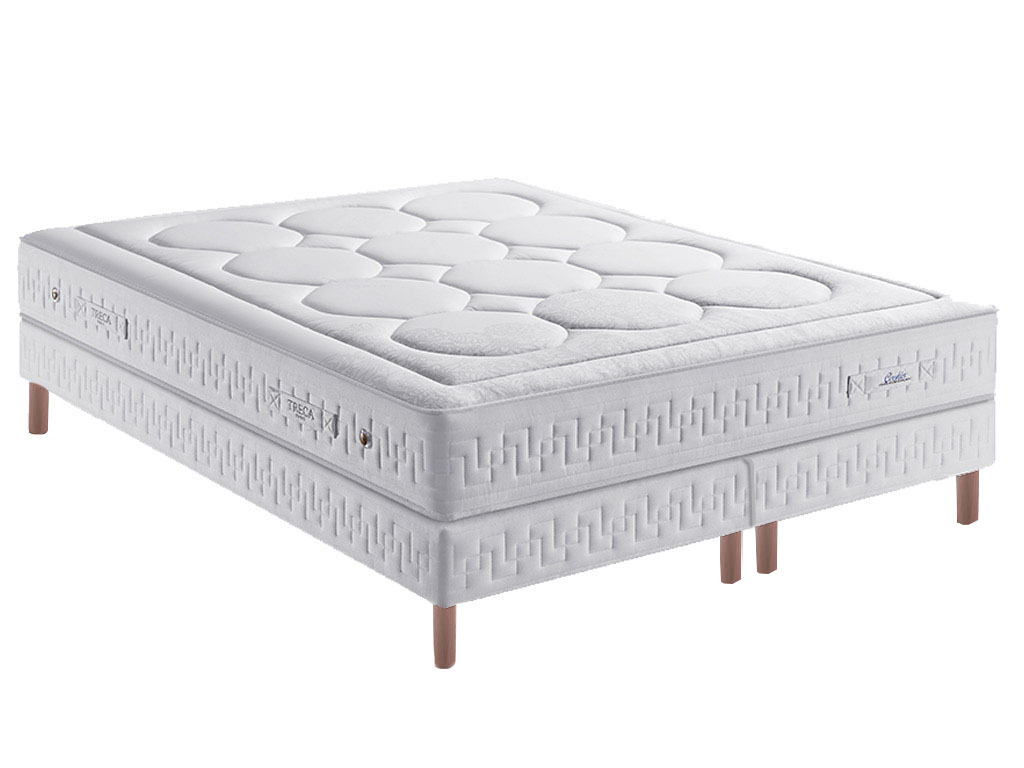 Ensemble Treca matelas Azalée + sommier + pieds