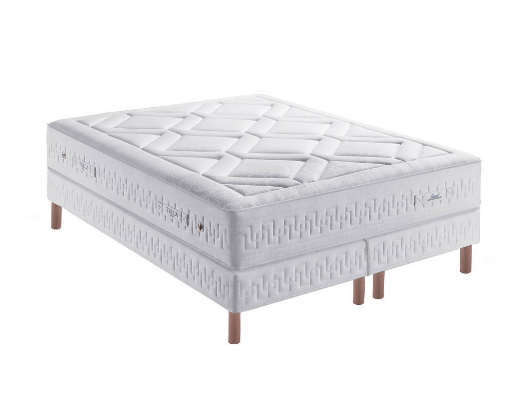 Ensemble Treca matelas Lys + sommier + pieds