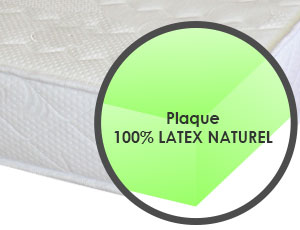 matelas 100% latex naturel