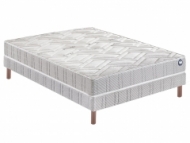 Ensemble Bultex matelas Inox + sommier + pieds 120x190