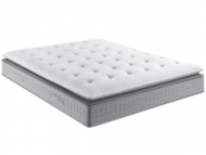 Matelas Simmons SW5 ressort ensachés + surmatelas 140x190