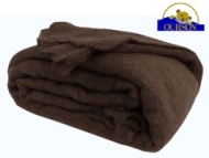 Couverture Mohair Ourson 320g Chocolat 180x220