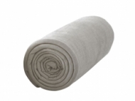 Drap housse 100% coton 57 fils coloris Mastic 160x200