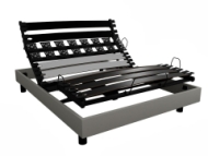 Sommier électrique Alliance mono finition tissu 120x190