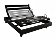 Sommier électrique First mono finition tissu 120x190