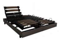 Sommier électrique Summum finition bois 90x190