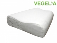 Oreiller Vegelya grand cervical mousse à mémoire de forme 57x37cm
