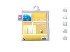 Protège oreiller absorbant sous taie coton Aubin