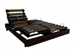Sommier électrique Optimum finition bois