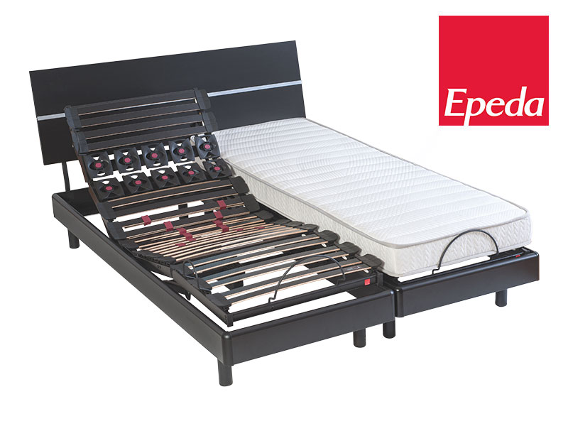 Lit electrique Epeda Cosmo relax + matelas Cosmo Latex