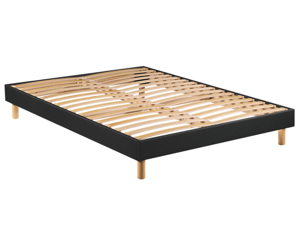 Matelas et sommier 90x190 Madere - Decokit - Soutien ferme - Sommier  démonté - Chêne