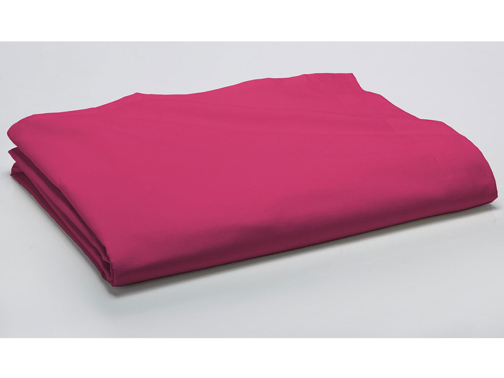 Drap plat 100 coton 57 fils coloris jus de myrtille 240x300