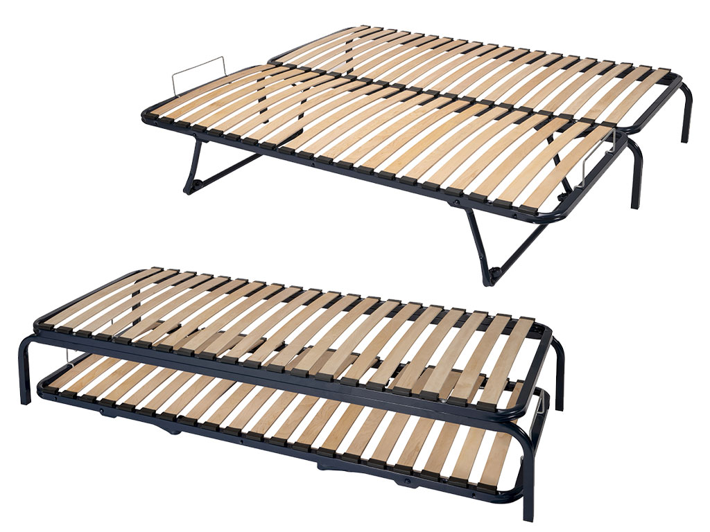 Lit gigogne 90 triple Lea 90x190cm - LIT + COUCHETTE + MATELAS