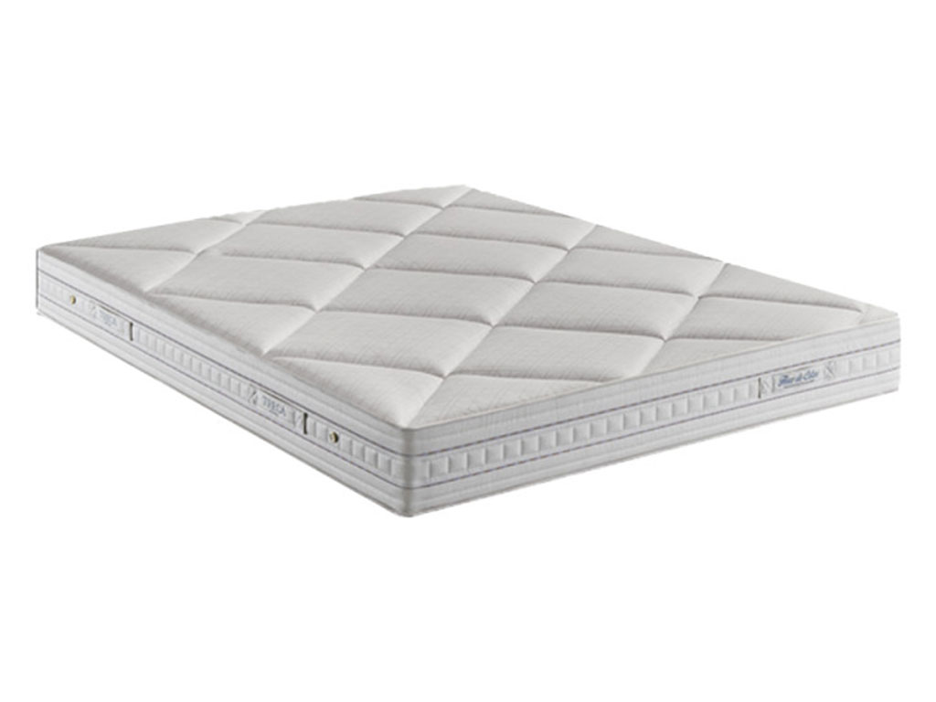 Matelas treca fleur de coton ressorts ensaches 120x190